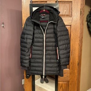Gap fit long puffer jacket